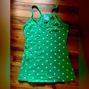 St Patrick’s day shirt women’s small racer back